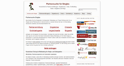 Desktop Screenshot of partnersuche-singles.de